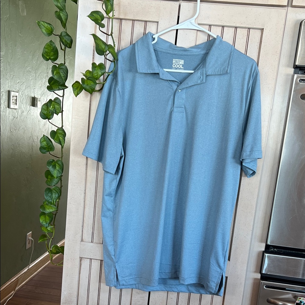 Soft Men’s Blue Polo Shirt